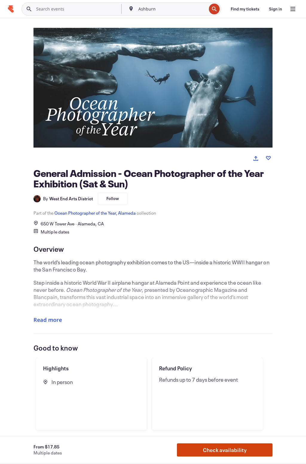 Ocean Photographer of the Year Exhibition