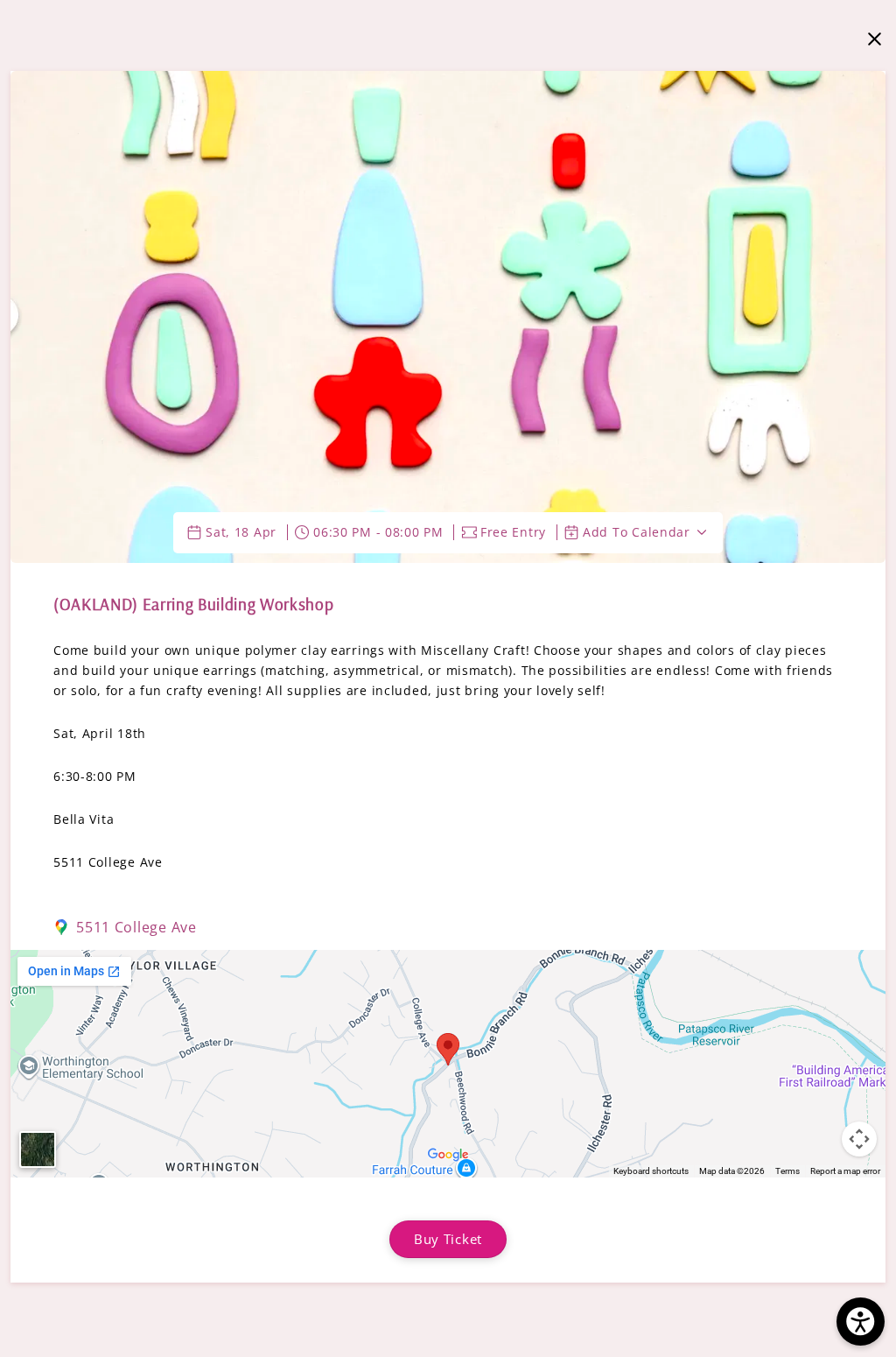 Earring Building Workshop