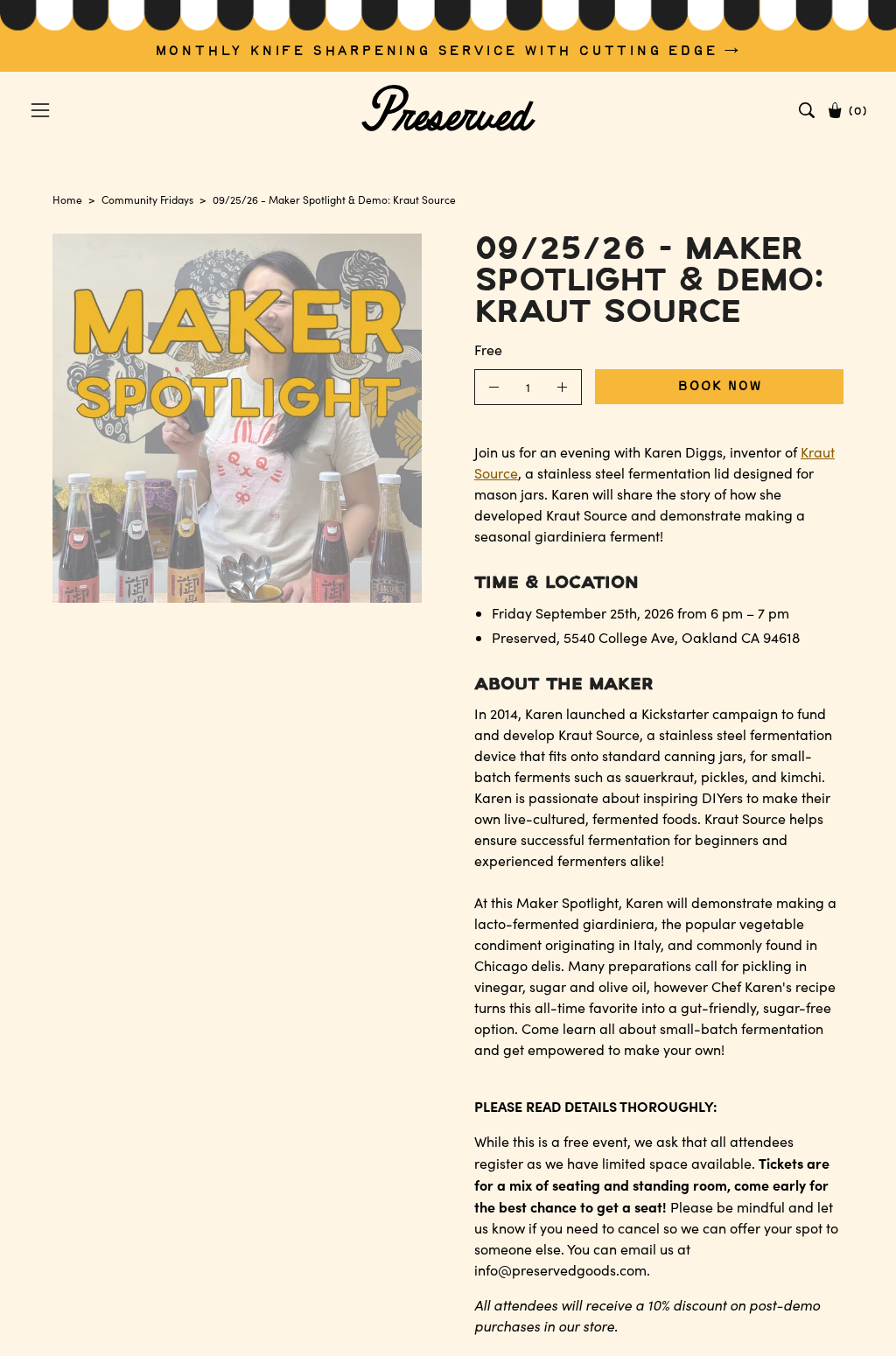 MAKER SPOTLIGHT & DEMO: KRAUT SOURCE