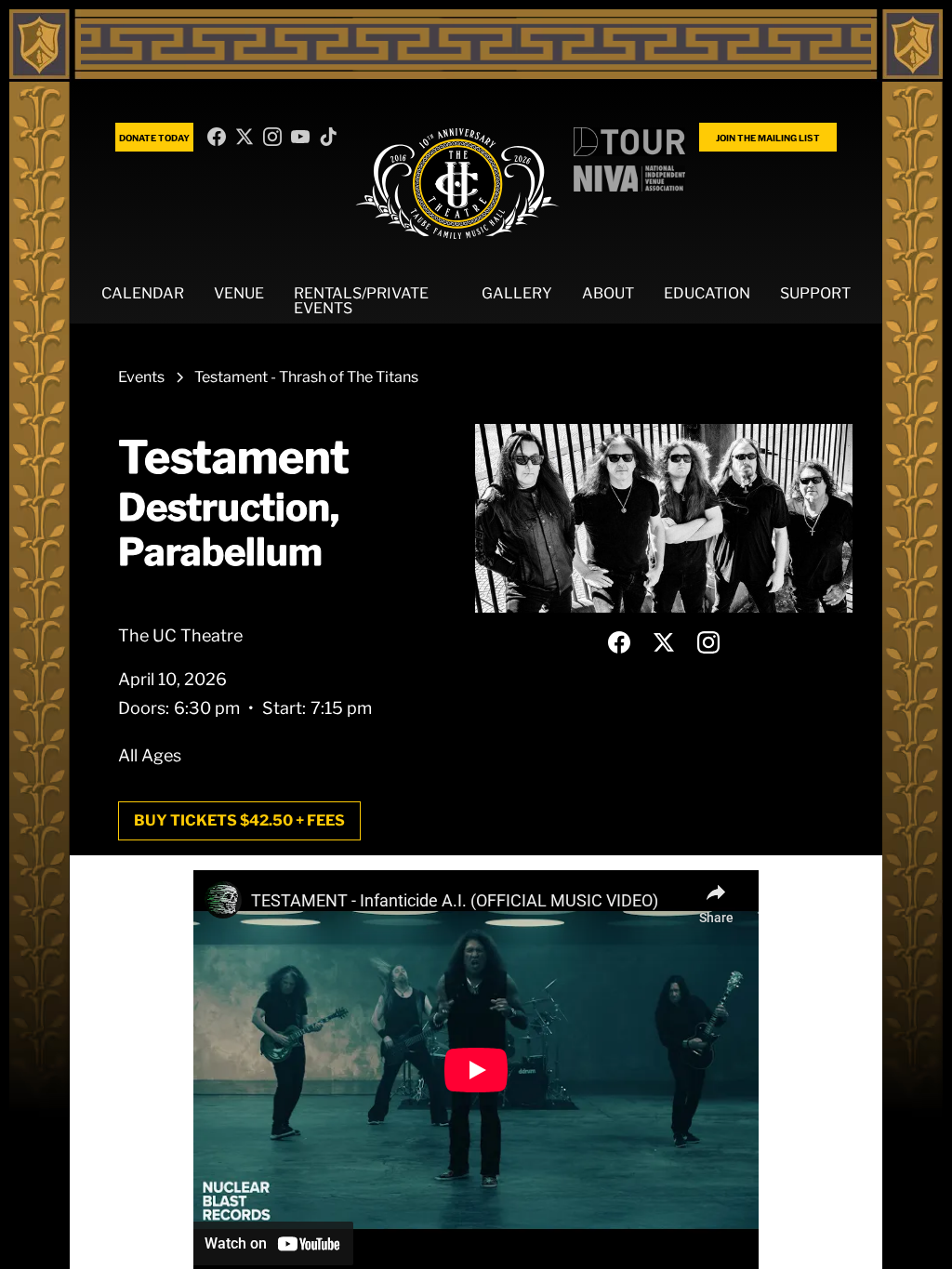 Testament - Thrash of The Titans