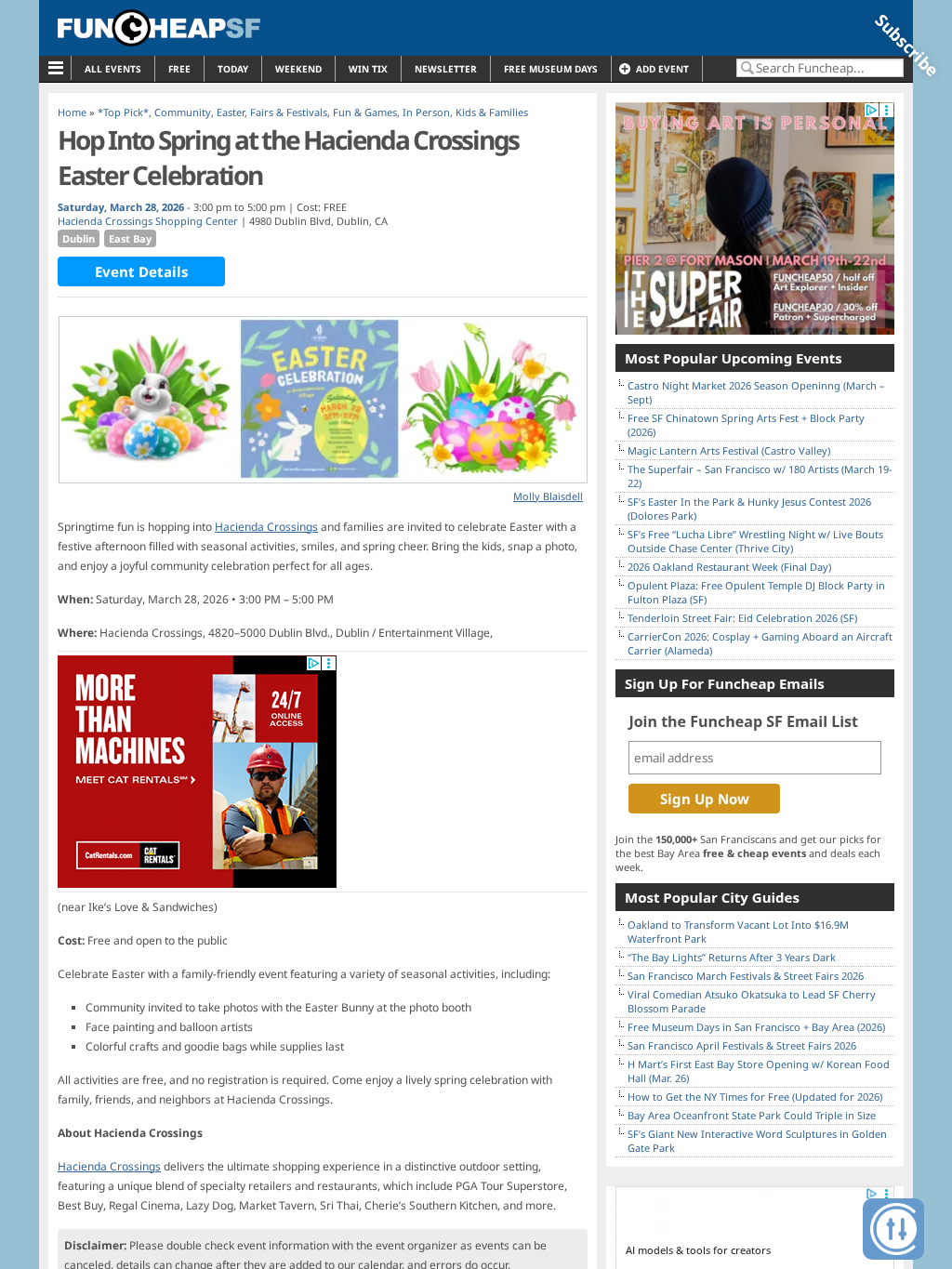 Hop Into Spring at the Hacienda Crossings Easter Celebration