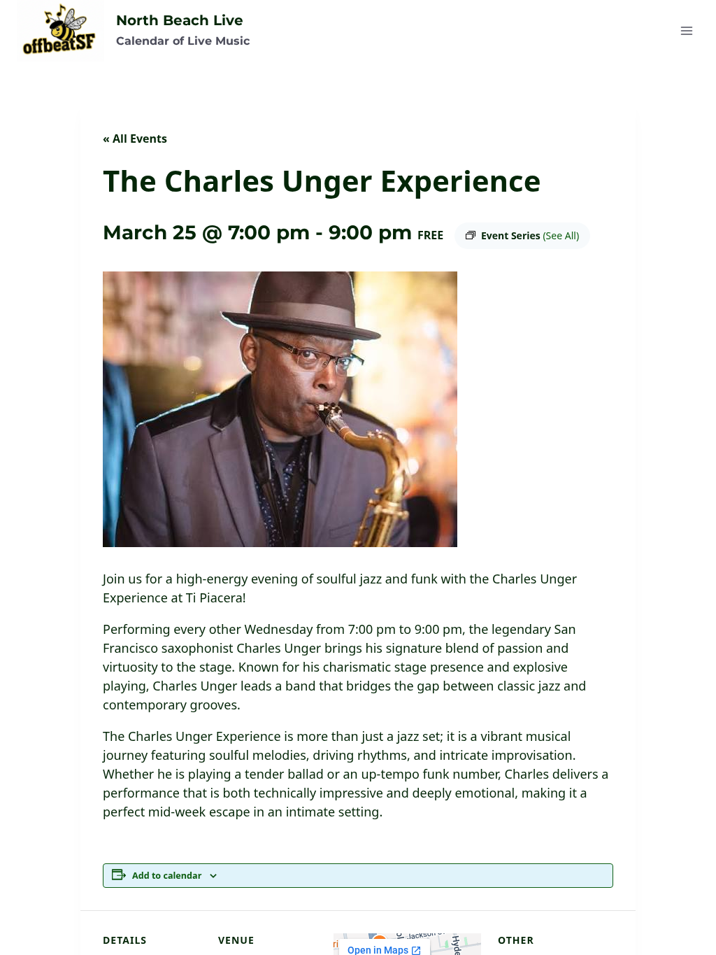 The Charles Unger Experience