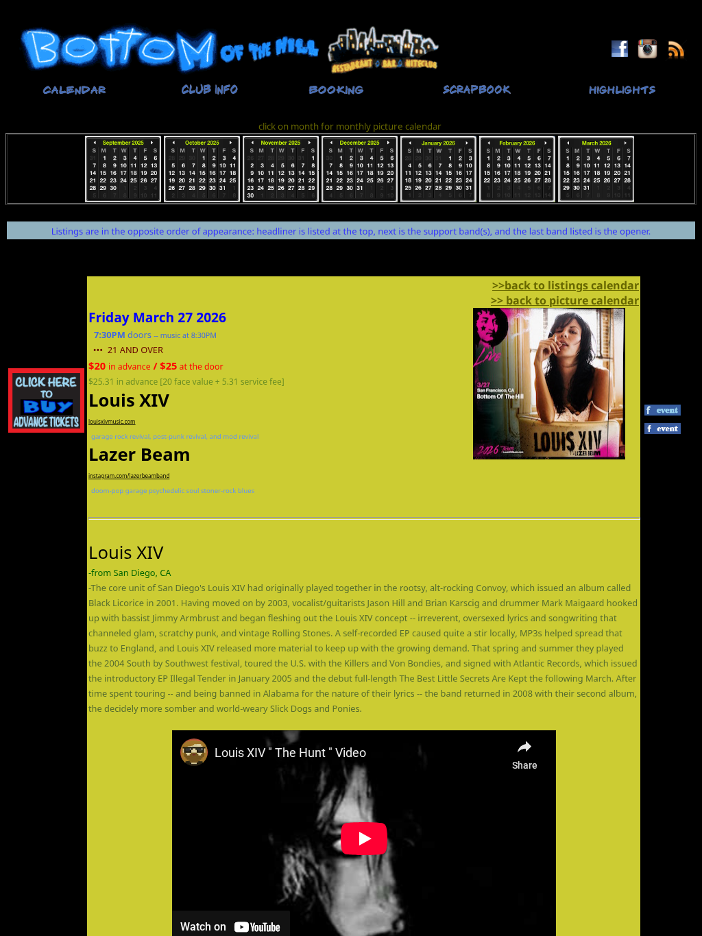 Louis XIV ~ Lazer Beam