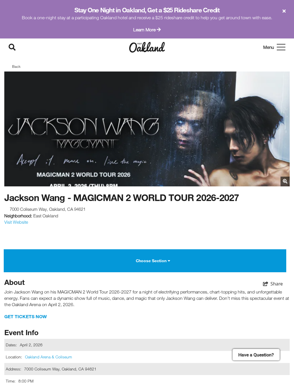 Jackson Wang - MAGICMAN 2 WORLD TOUR 2026-2027
