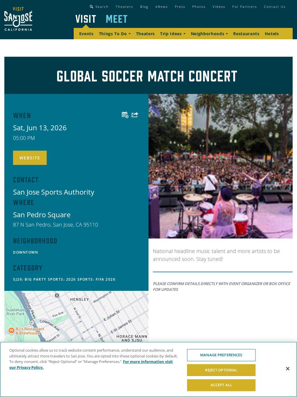 Global Soccer Match Concert