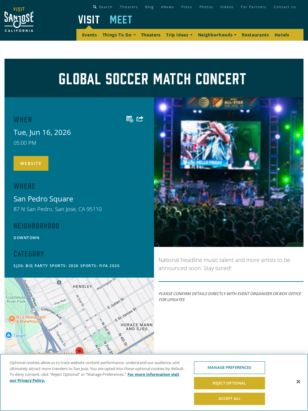 Global Soccer Match Concert