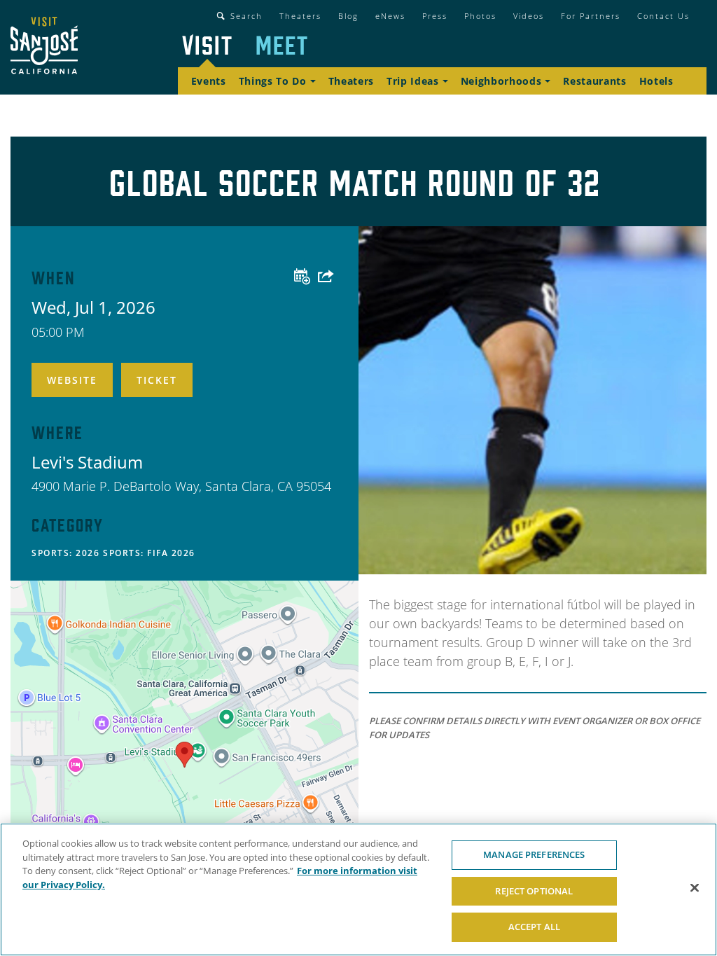 Global Soccer Match Round of 32