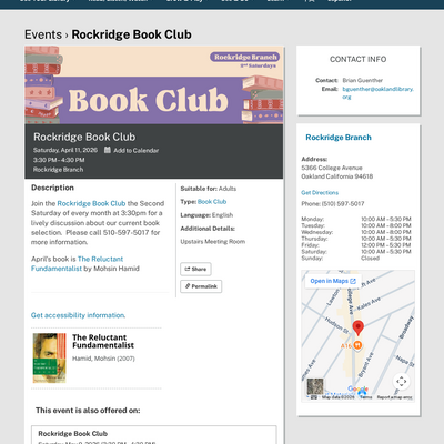 Rockridge Book Club