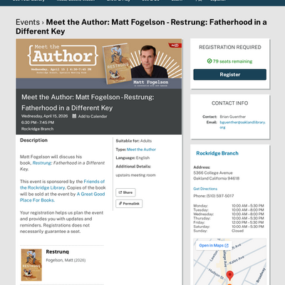 Meet the Author: Matt Fogelson - Restrung: Fatherhood in a Different Key